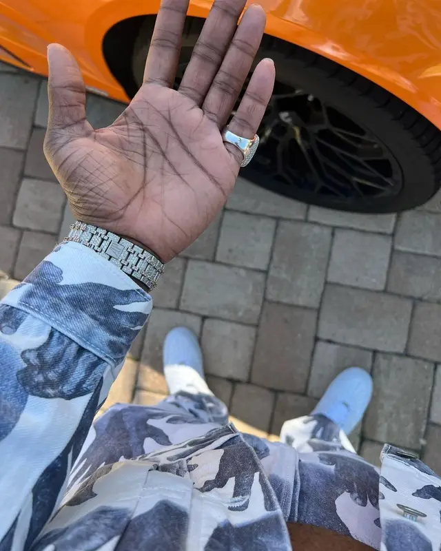 Finesse2tymes outfit in Denim Tears and Nike, 2022