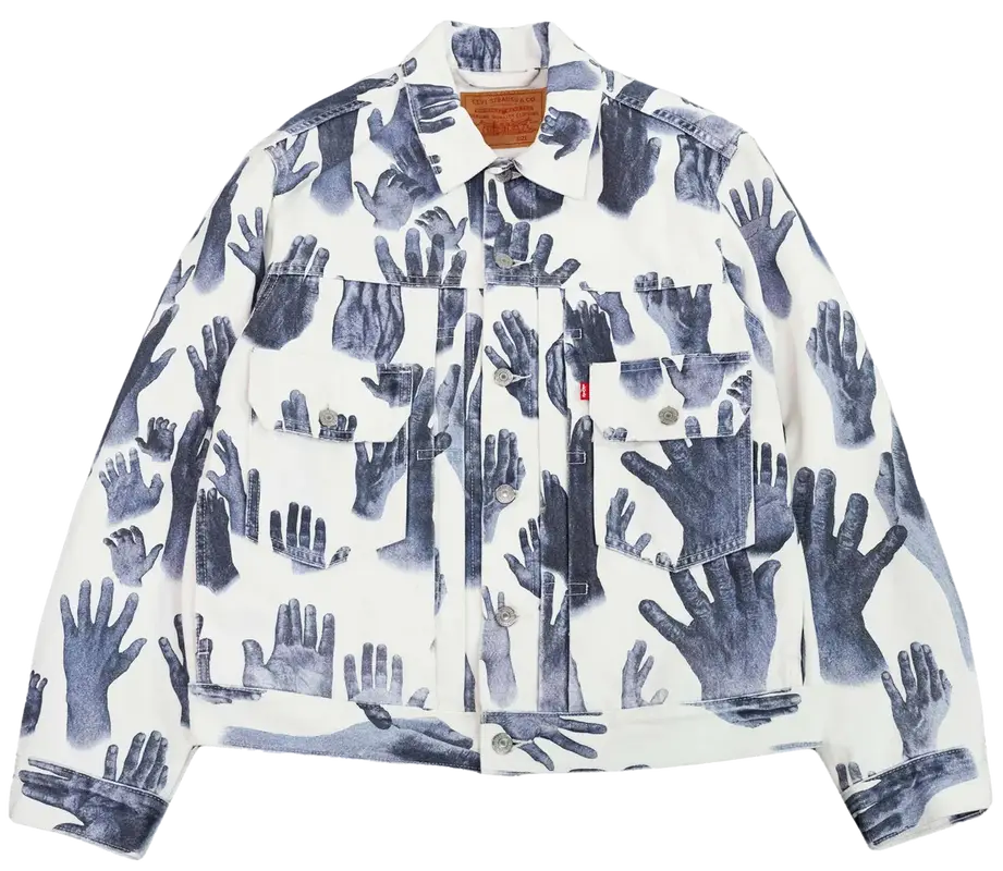 Denim Tears Type-2 Indigo Hands Jacket $325