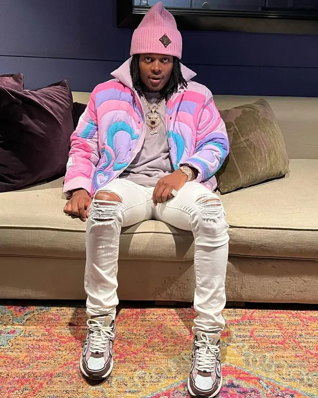 Booka 600 outfit in ERL, Amiri, and Louis Vuitton, 2022