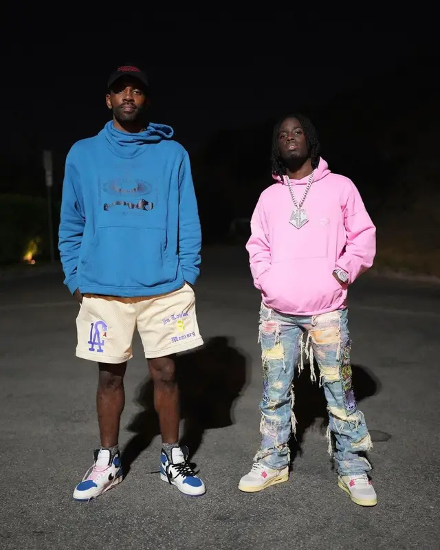 Kai Cenat outfit in Balenciaga, Who Decides War, and Jordan, 2022