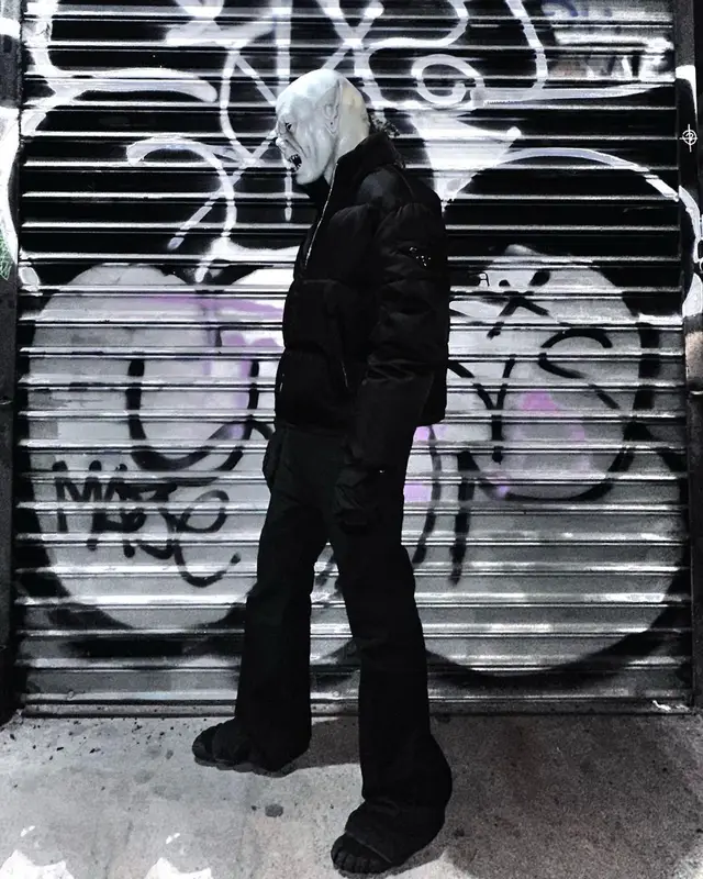 Destroy Lonely outfit in Prada, Balenciaga, and No Name, 2022