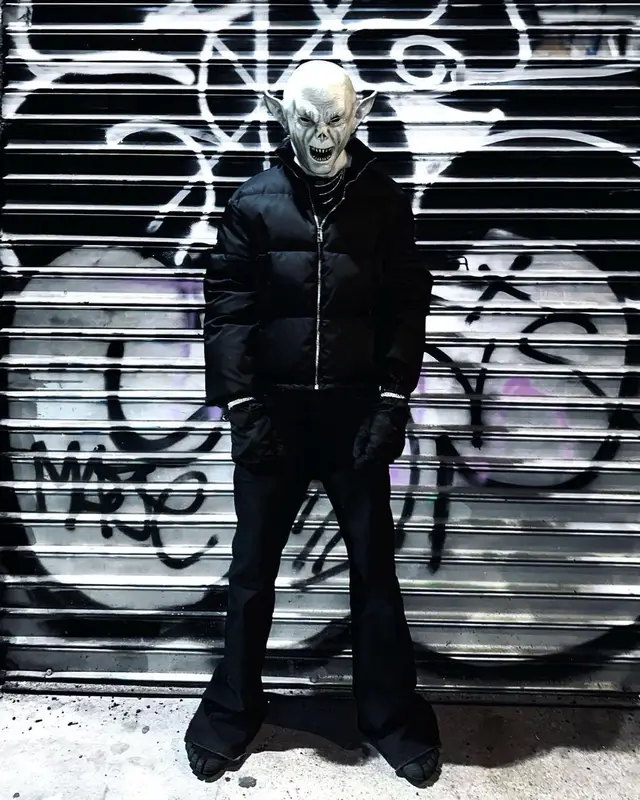 Destroy Lonely outfit in Prada, Balenciaga, and No Name, 2022