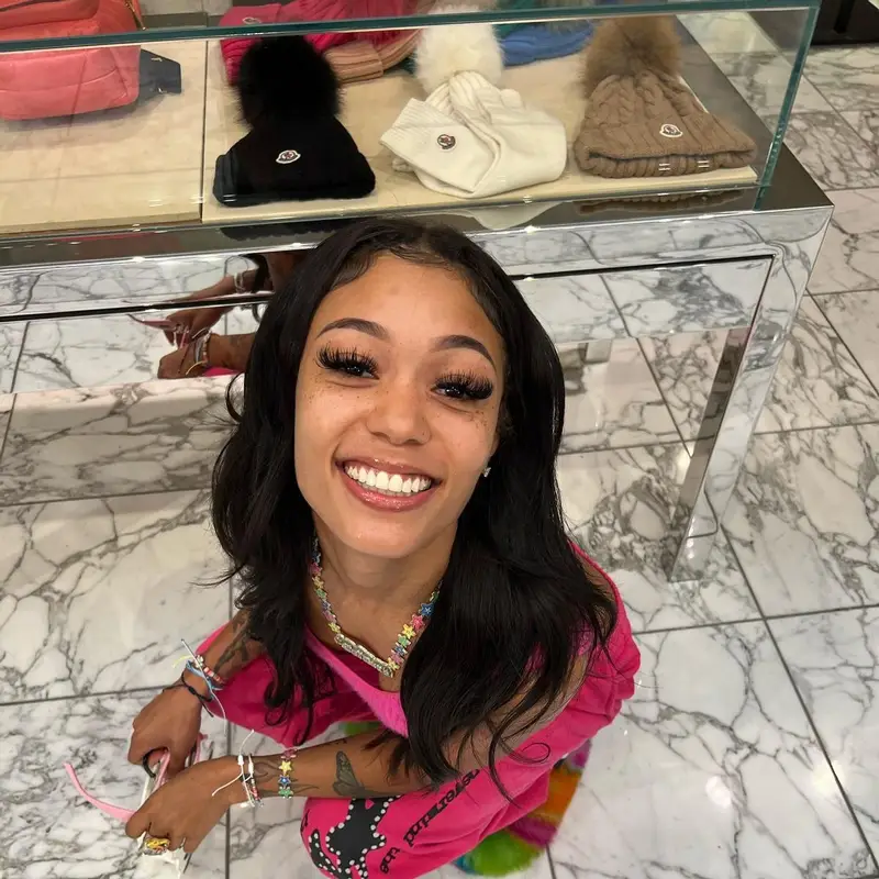 Coi Leray outfit in Spider Worldwide, Chrome Hearts, and Marni, 2022