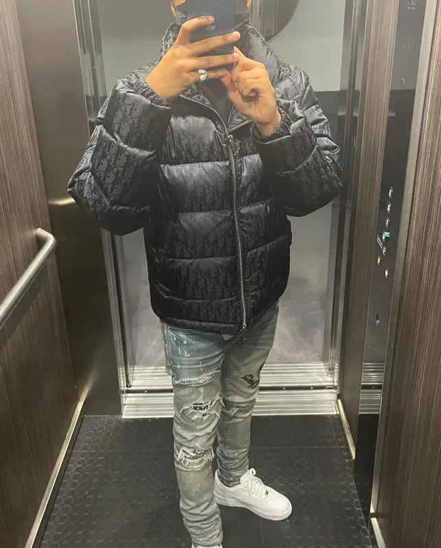 Loski outfit in Dior, Amiri, and Nike, 2022