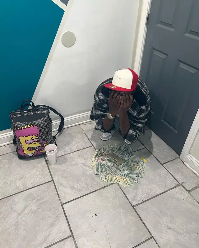 Lil Double 0 outfit in Supreme, Fear of God, and New Era, 2022