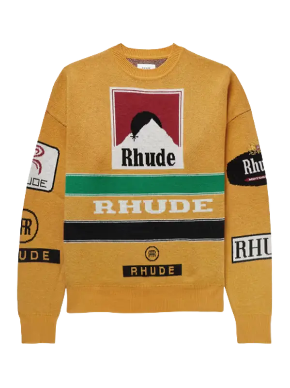 Rhude Yellow Wool and Cashmere-Blend Sweater $1255