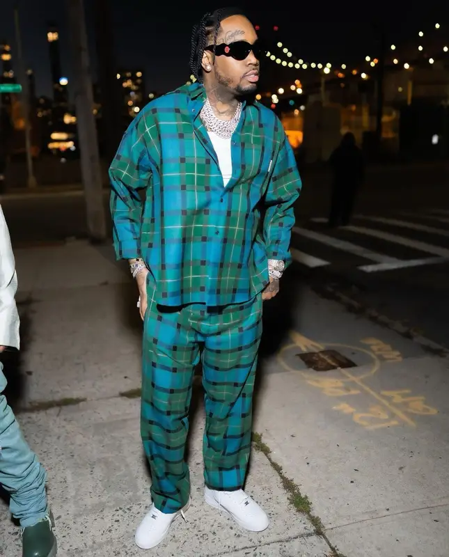 Fivio Foreign outfit in Marni, Nike, and Casablanca, 2022