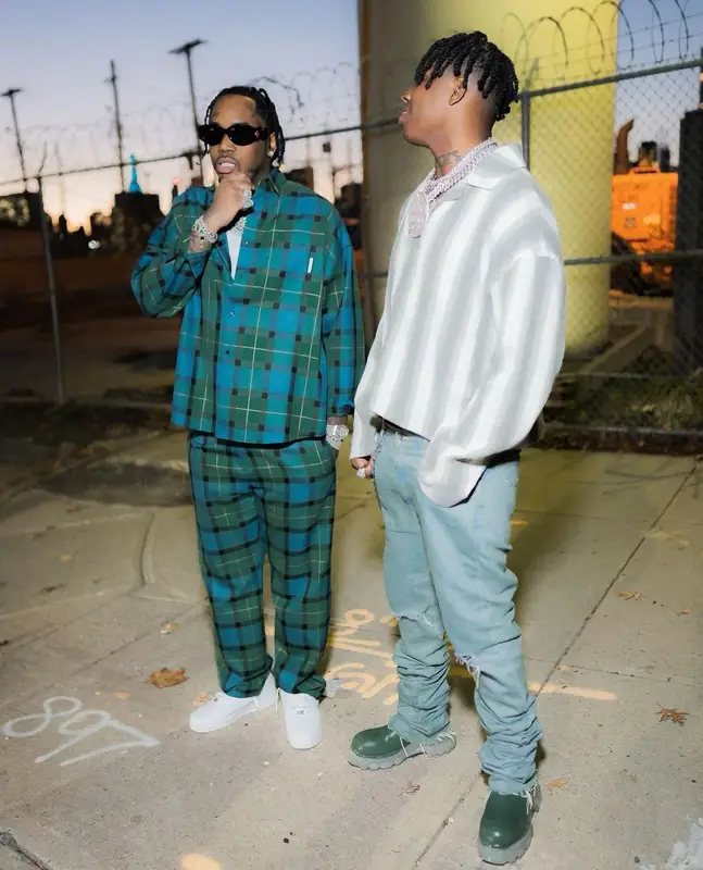 Fivio Foreign outfit in Marni, Nike, and Casablanca, 2022