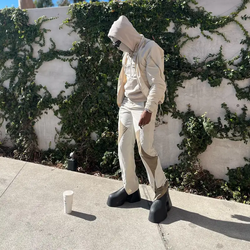 Rich The Kid outfit in Heliot Emil, Scry Lab, and Alpinestars, 2022