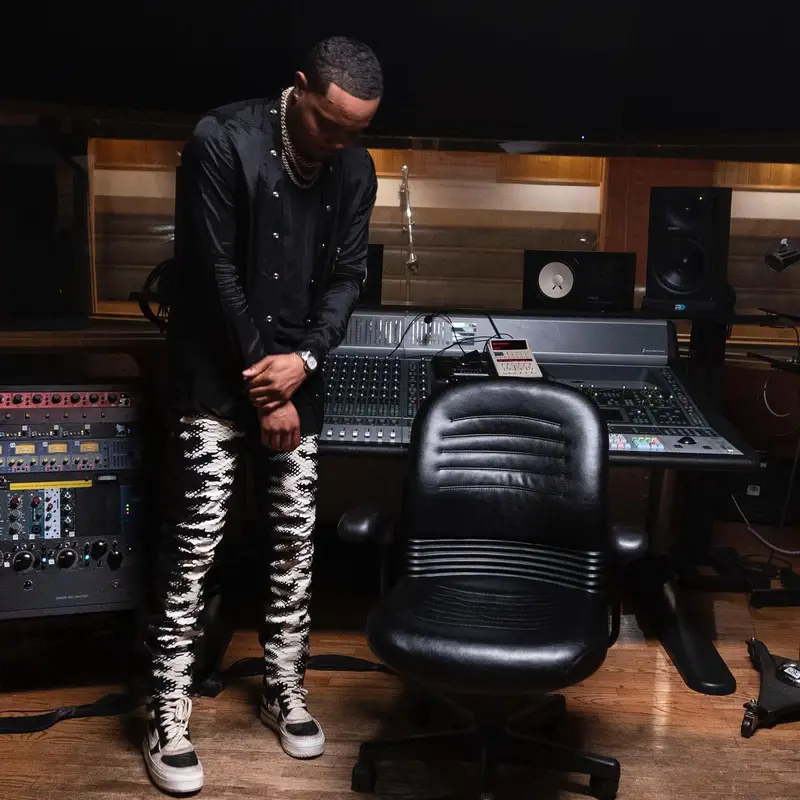 G Herbo outfit in Rick Owens, 2022
