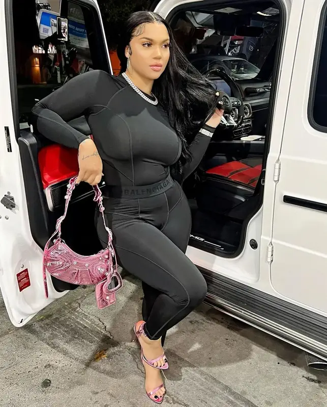 Renni Rucci outfit in Balenciaga and Tom Ford, 2022