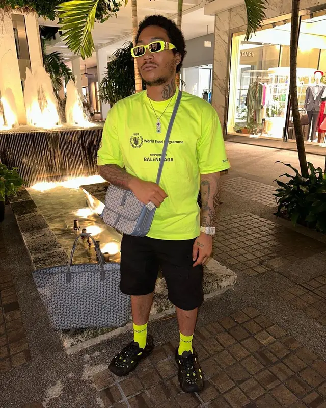 Lil Meech outfit in Goyard and Balenciaga, 2022