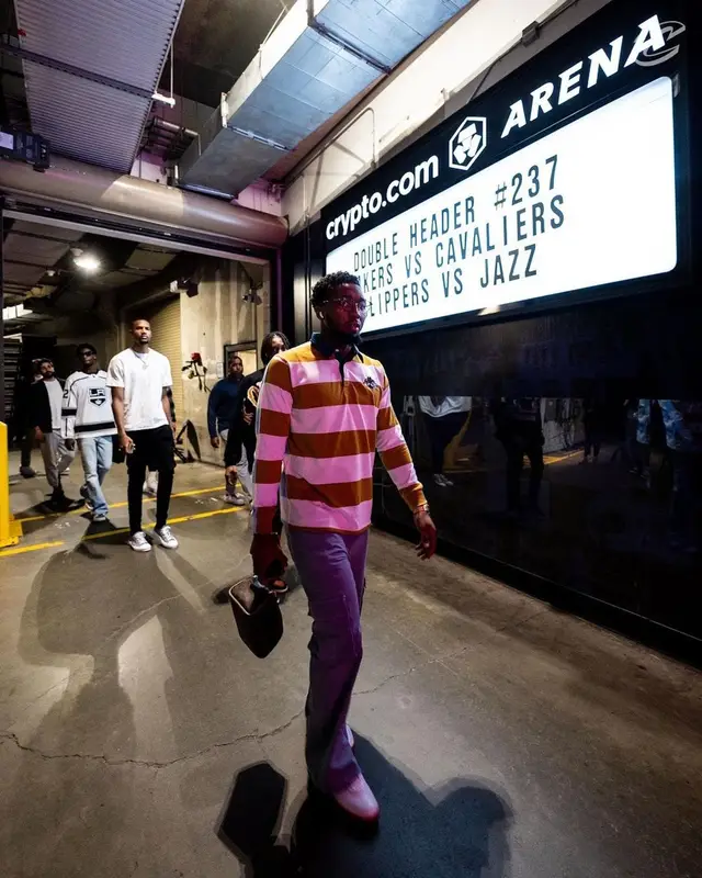 Donovan Mitchell outfit in Back of House and Celine, 2022