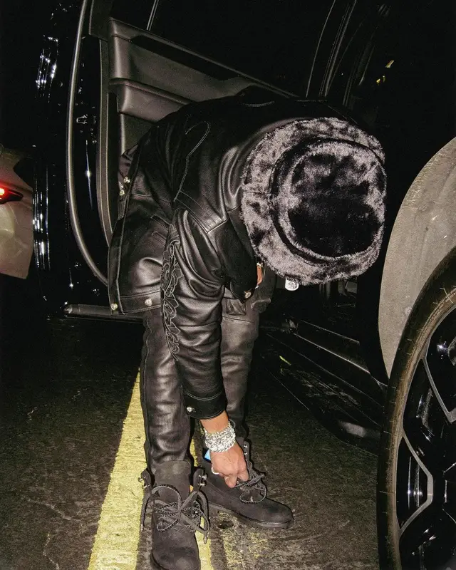 Lil Baby outfit in Chrome Hearts, Maison Margiela, and Mnml, 2022
