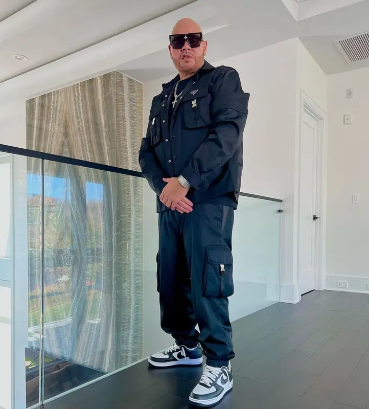 Fat Joe outfit in Prada and Louis Vuitton, 2022