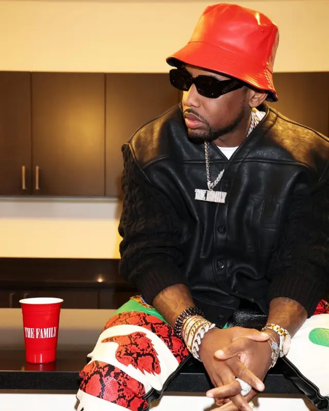 Fabolous outfit in Honor The Gift, Jordan, and Only In New Orleans, 2022