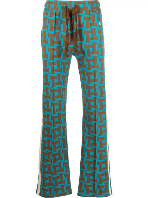 Wales Bonner Symphony Straight-leg Jacquard-knit Organic Cotton Track Pants $556