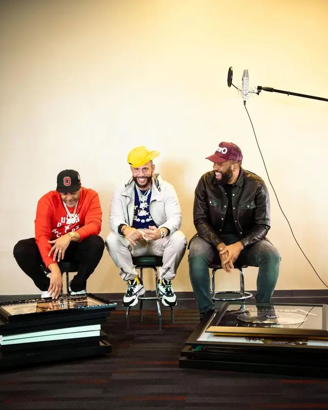 DJ Drama outfit in Dior and Rick Owens, 2022
