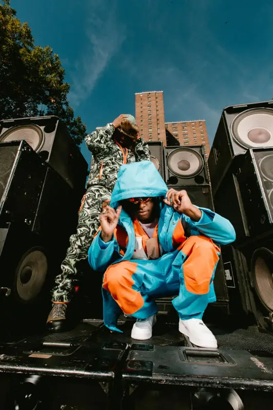 Bloody Osiris outfit in Homme + Femme, Nike, and Marine Serre, 2022