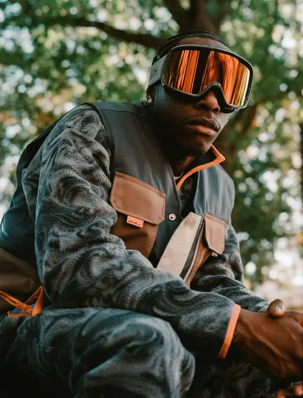 Bloody Osiris outfit in Homme + Femme, Smith, and Eddie Bauer, 2022