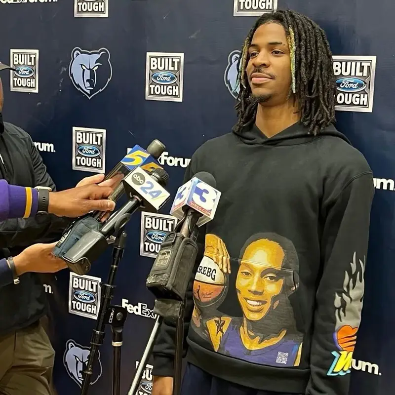 Ja Morant outfit in Break The Curse, 2022