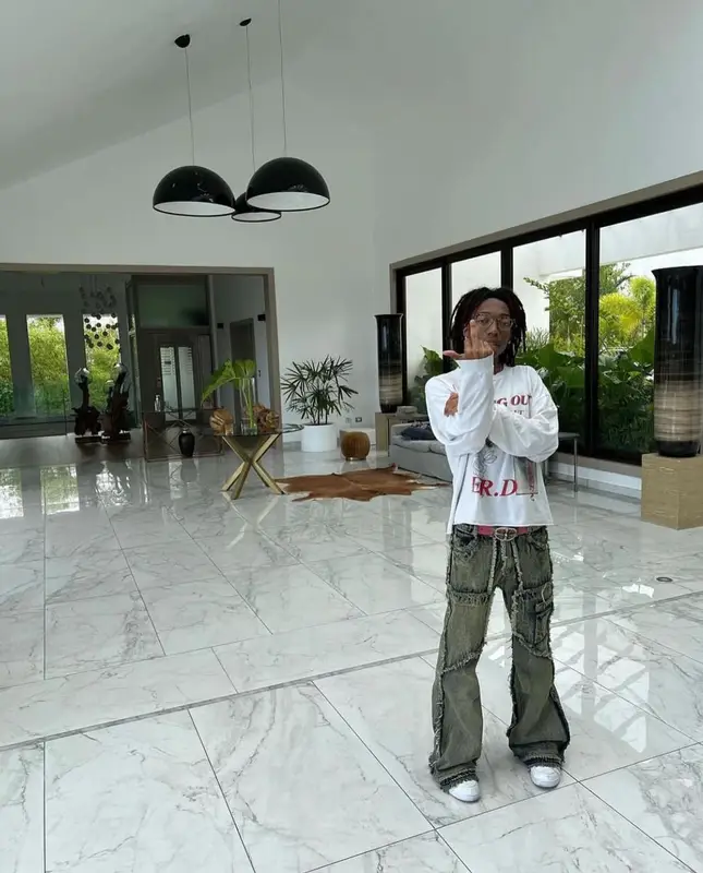 Lil Tecca outfit in Enfants Riches Deprimes, Nike, and Ray-Ban, 2022