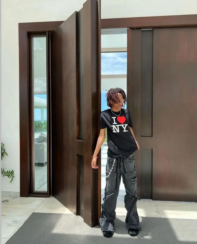 Lil Tecca outfit in No Name, Ray-Ban, and Marni, 2022