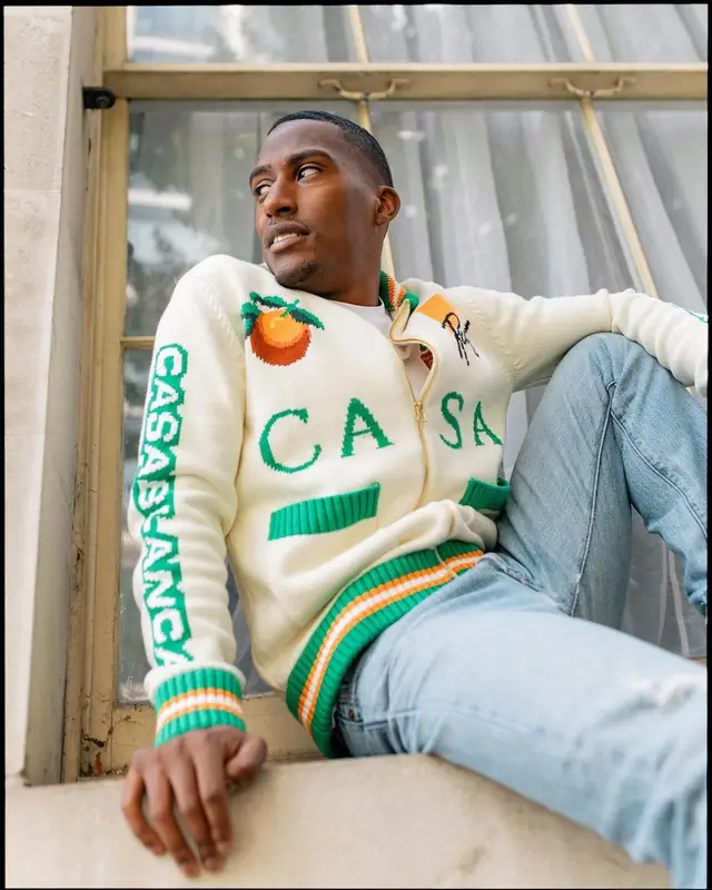 Yung Filly outfit in Casablanca, Jordan, and Off-White, 2022