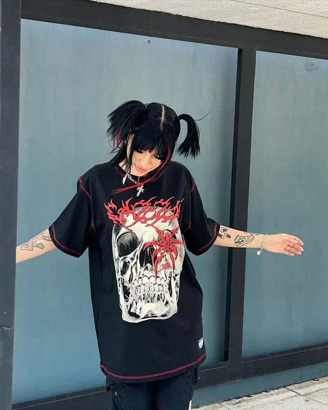 Cazzu outfit in Big Sur Company and Cazzu Merch, 2022