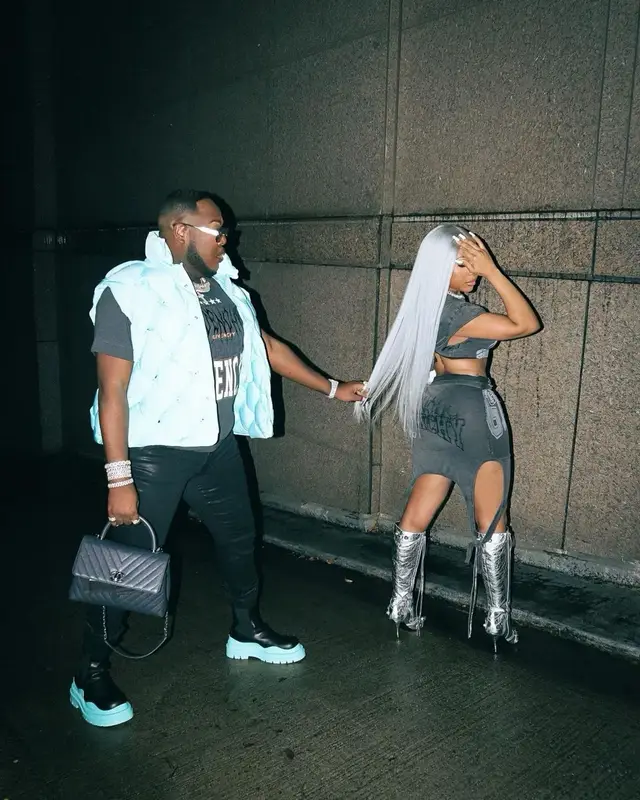 Yung Miami outfit in Givenchy and Balenciaga, 2022