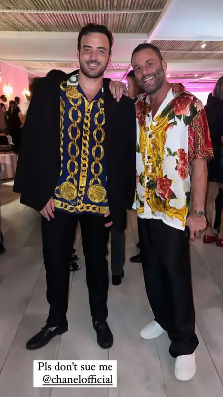 David Grutman outfit in J.Logan Home, 2022
