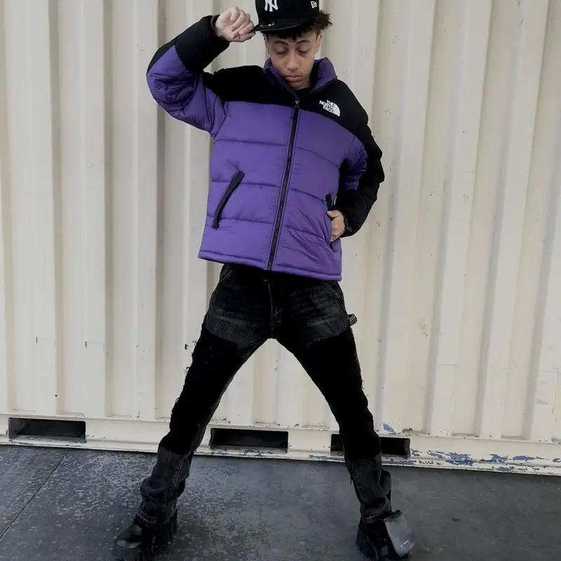 Slump6s outfit in The North Face, Gallery Dept., and New Era, 2022