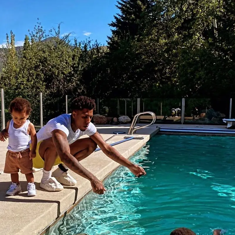 NBA YoungBoy outfit in Kito, 2022