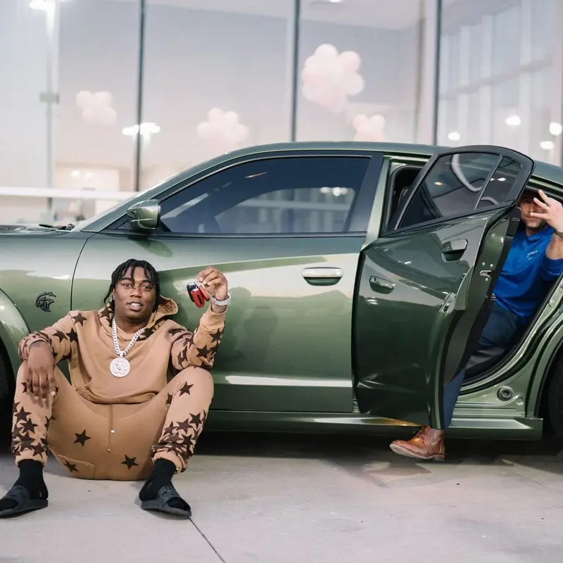 Fredo Bang outfit in Amiri, Chemist, and Gucci, 2022