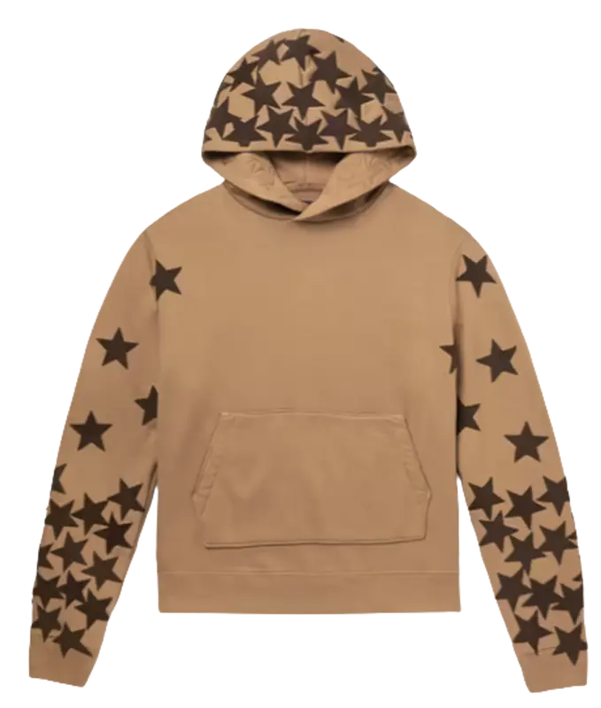 Amiri Appliqued Cotton Brown Hoodie $2390