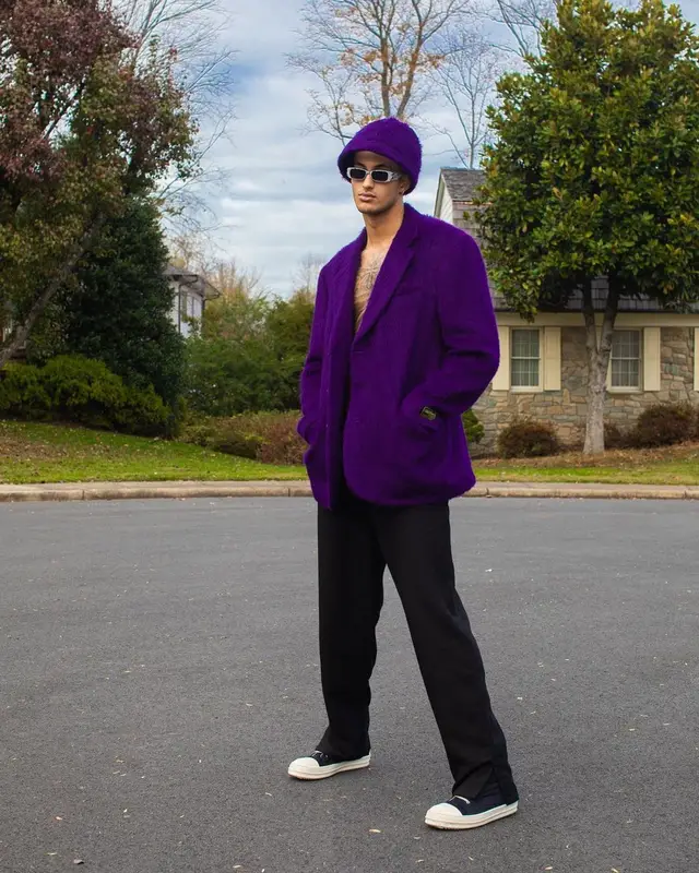 Kyle Kuzma outfit in Rick Owens, Balenciaga, and Raf Simons, 2022