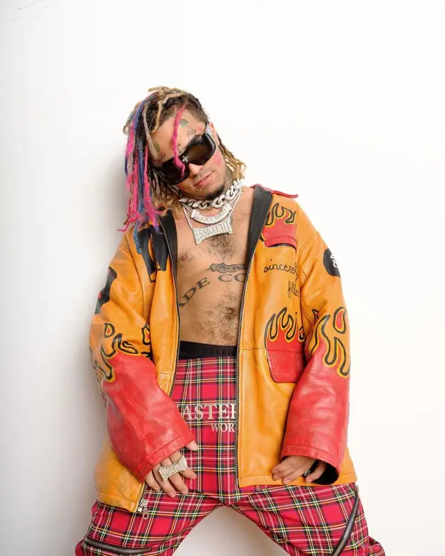 Lil Pump outfit in Mastermind, Lanvin, and Balenciaga, 2022