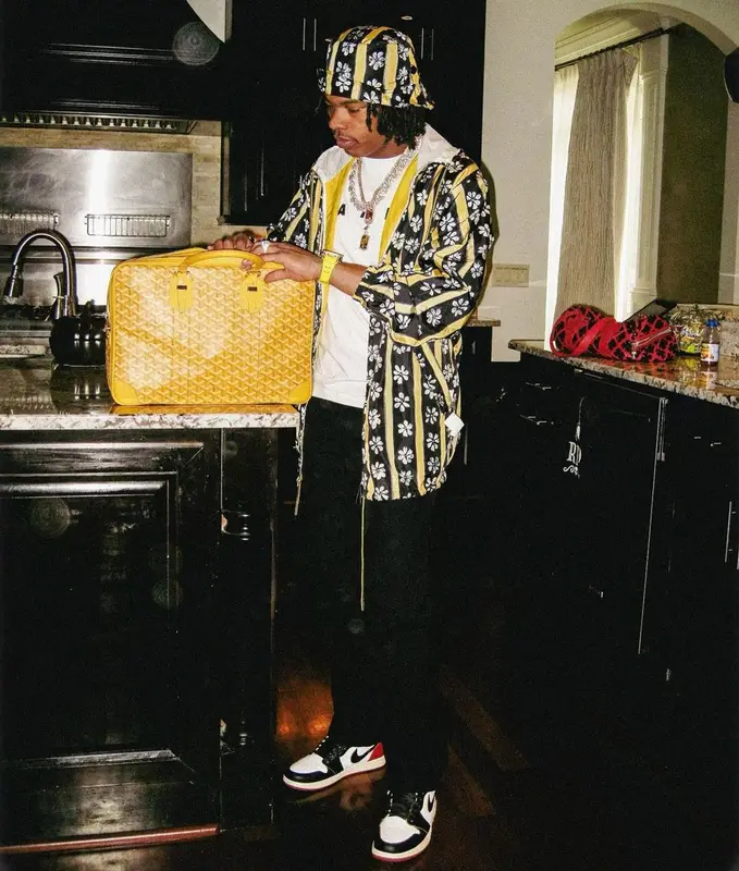 Lil Baby outfit in Marni, Union Los Angeles, and Nike, 2022