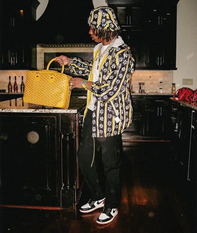 Lil Baby outfit in Marni, Union Los Angeles, and Nike, 2022