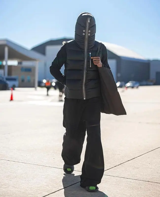 Shai outfit in Rick Owens and Balenciaga, 2022