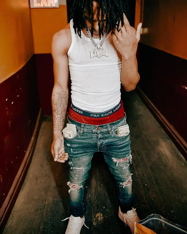 B Lovee outfit in Ami, Amiri, and Nike, 2022