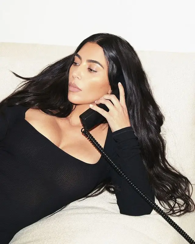 Kim Kardashian outfit in Skims, 2022