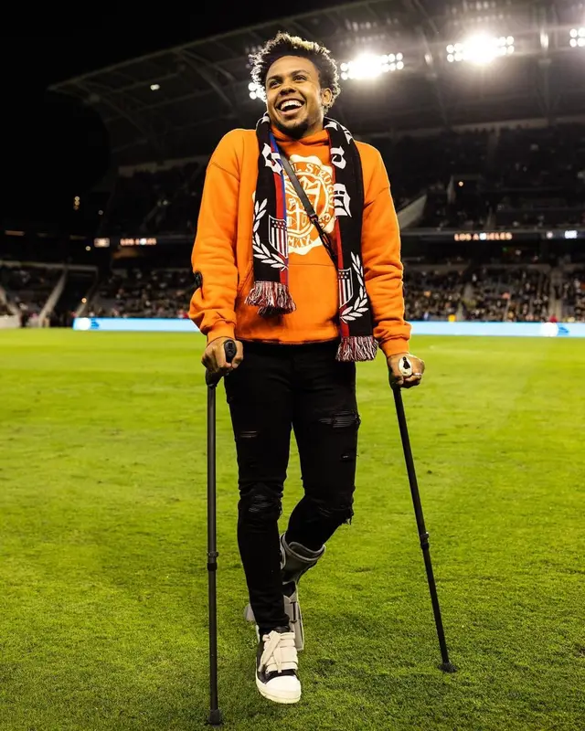Weston McKennie outfit in Beautiful Struggles, Amiri, and Rick Owens, 2022