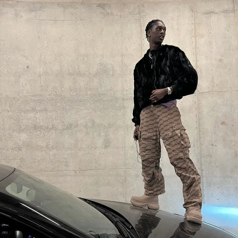 Jnr Choi outfit in Balenciaga, Crocs, and Louis Vuitton, 2022