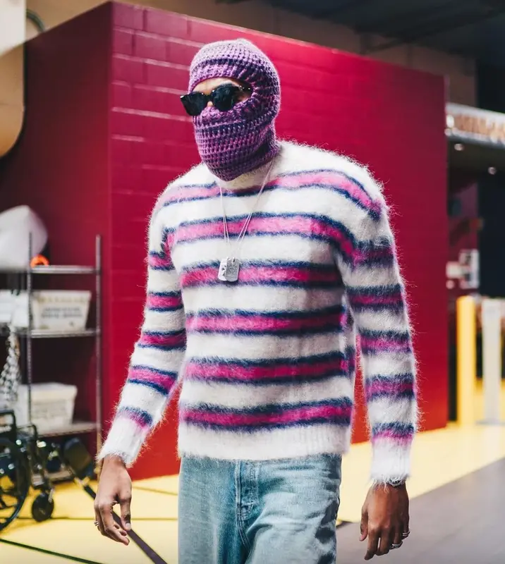 Karl Anthony Towns outfit in Marni, Balenciaga, and Nike, 2022