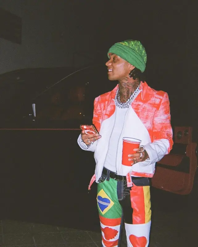 Swae Lee outfit in Louis Vuitton, Dior, and Fresh I Am, 2022