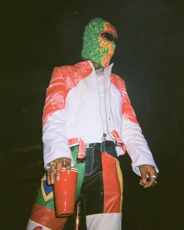 Swae Lee outfit in Louis Vuitton, Dior, and Fresh I Am, 2022