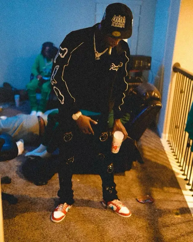 Lil Double 0 outfit in Pimperelli, Nike, and LeBron James Merch, 2022