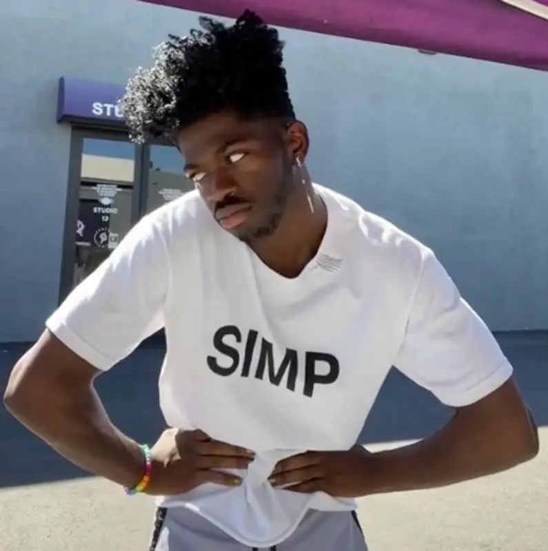 Lil Nas X outfit in Ends Repair, 2022