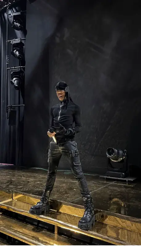 Lil Nas X outfit in Akings and New Rock, 2022